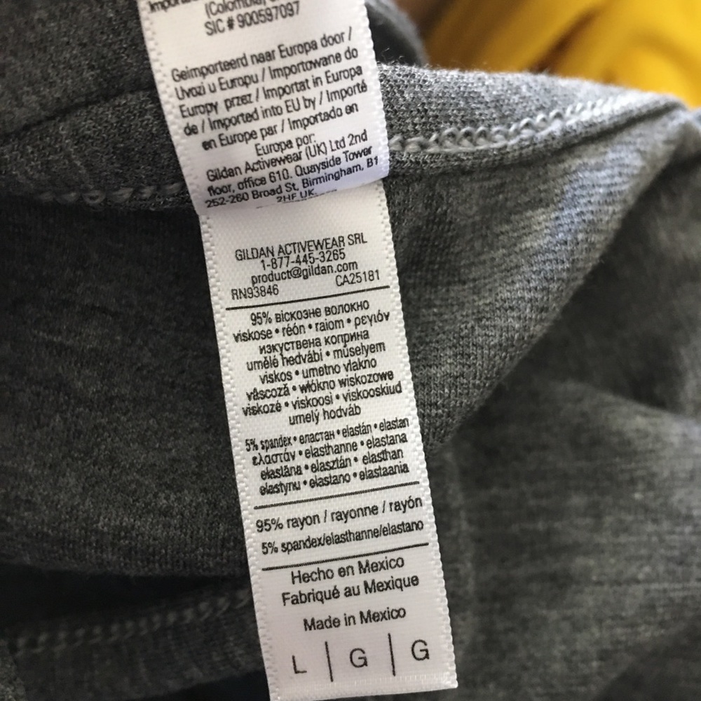 AA NWOT ponte Bixel dress size Large heather gray - Picture 11 of 12
